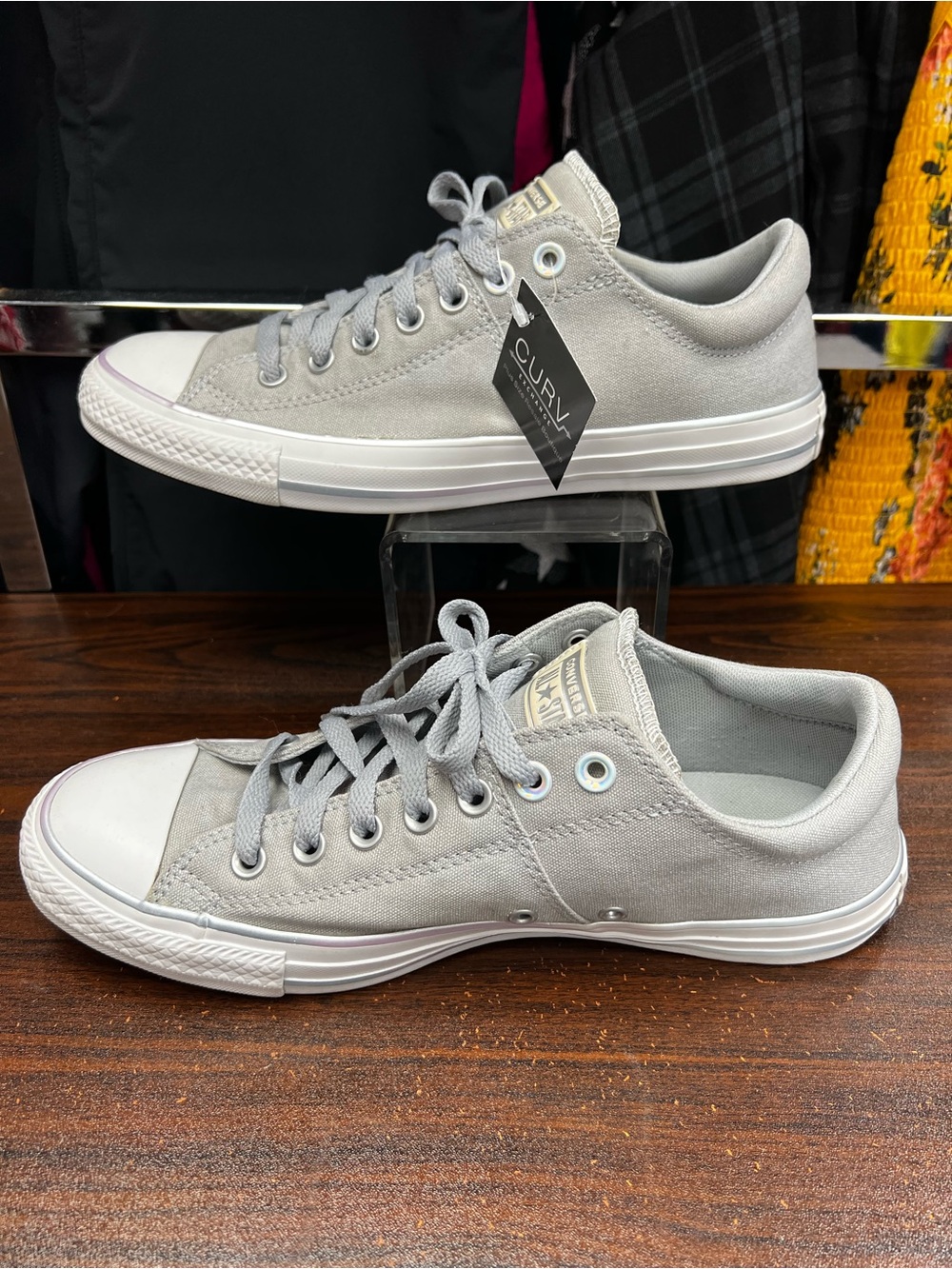 Converse All Star grey low top sneakers - Size 11